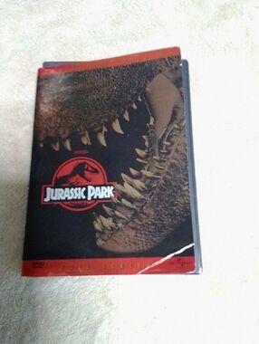 Jurassic Park DVD - Black & Red Cover